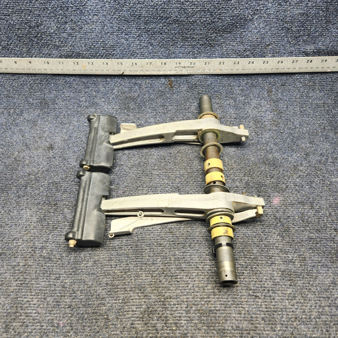 Used aircraft parts for sale, 35-524060, 35-524367-2 Beechcraft F33A COPILOT RUDDER PEDAL ASSEMBLY