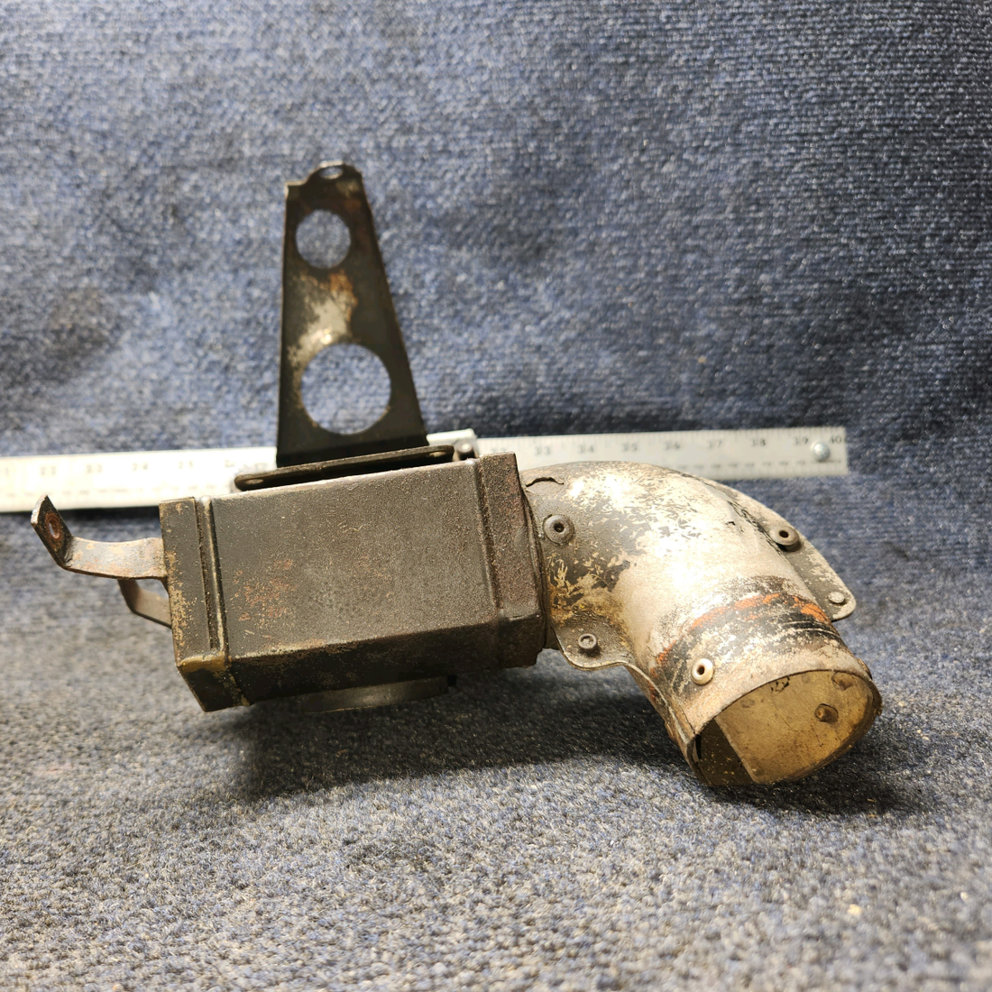 Used aircraft parts for sale, 628122 Continental O-200 Cessna C-150J Carburetor Air Intake Housing (Airbox)