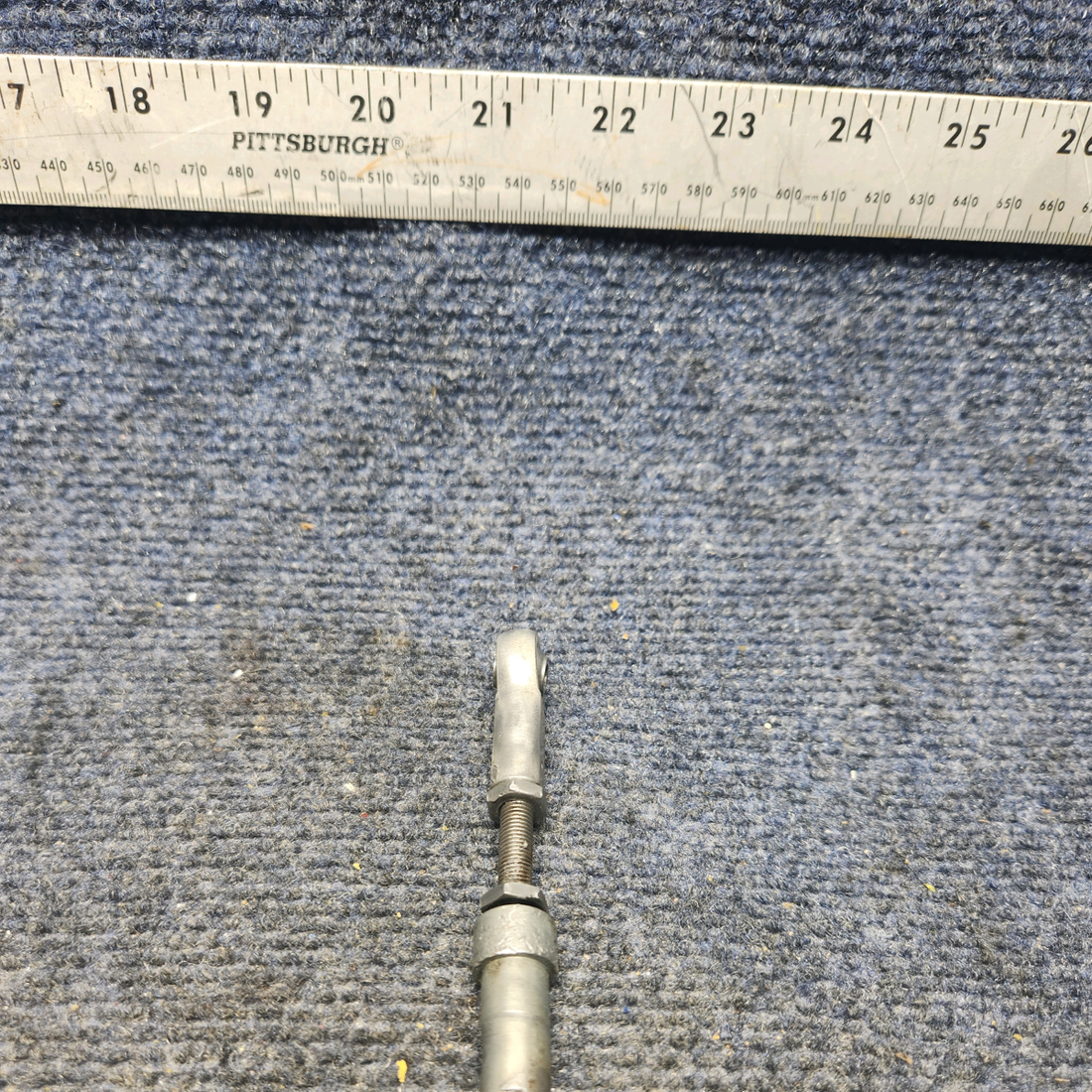 Used aircraft parts for sale, 650220-025 Mooney M20K COWL FLAP CONTROL ROD LH OR RH