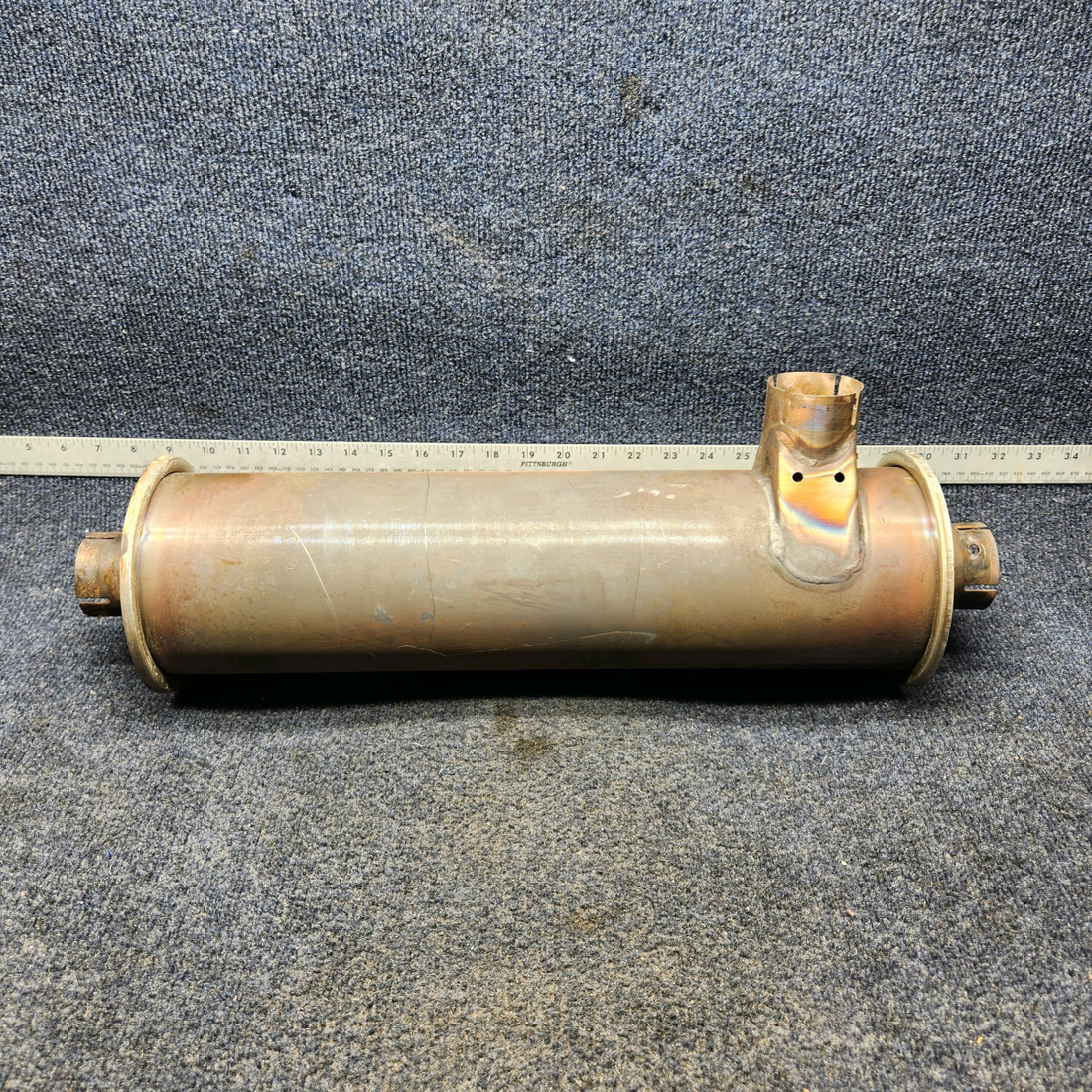 Used aircraft parts for sale, 99482-000 Lycoming  [part_model] PIPER PA28-140 LYCOMING O-320-E2AD MUFFLER ASSEMBLY