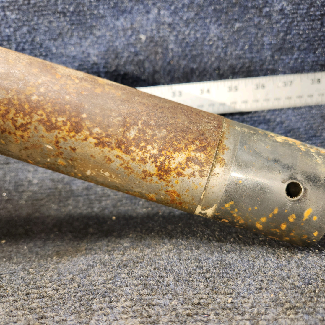 Used aircraft parts for sale, 0594300-212 Cessna 172 Nose Landing Gear Strut Tube Shock Assembly