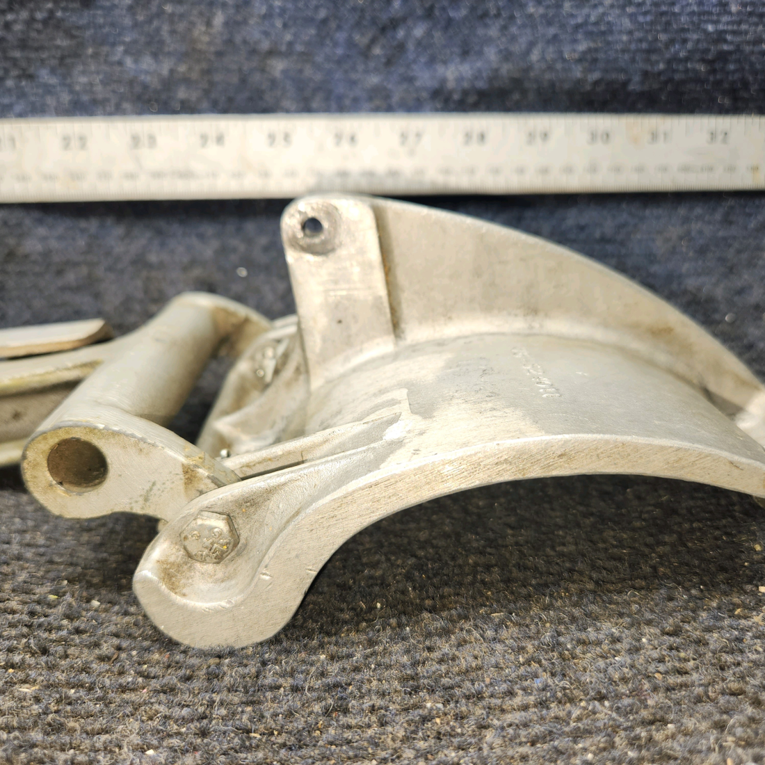 Used aircraft parts for sale, 35-524011, 35-524060-2 BEECHCRAFT F35 Rudder Pedal and Arm