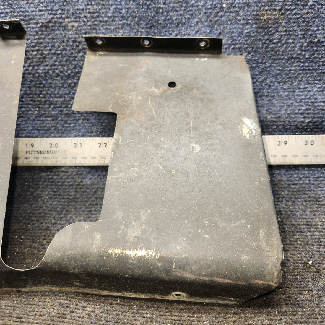 Used aircraft parts for sale, 0513058-1 Cessna 172F Rudder Bar Shield RH