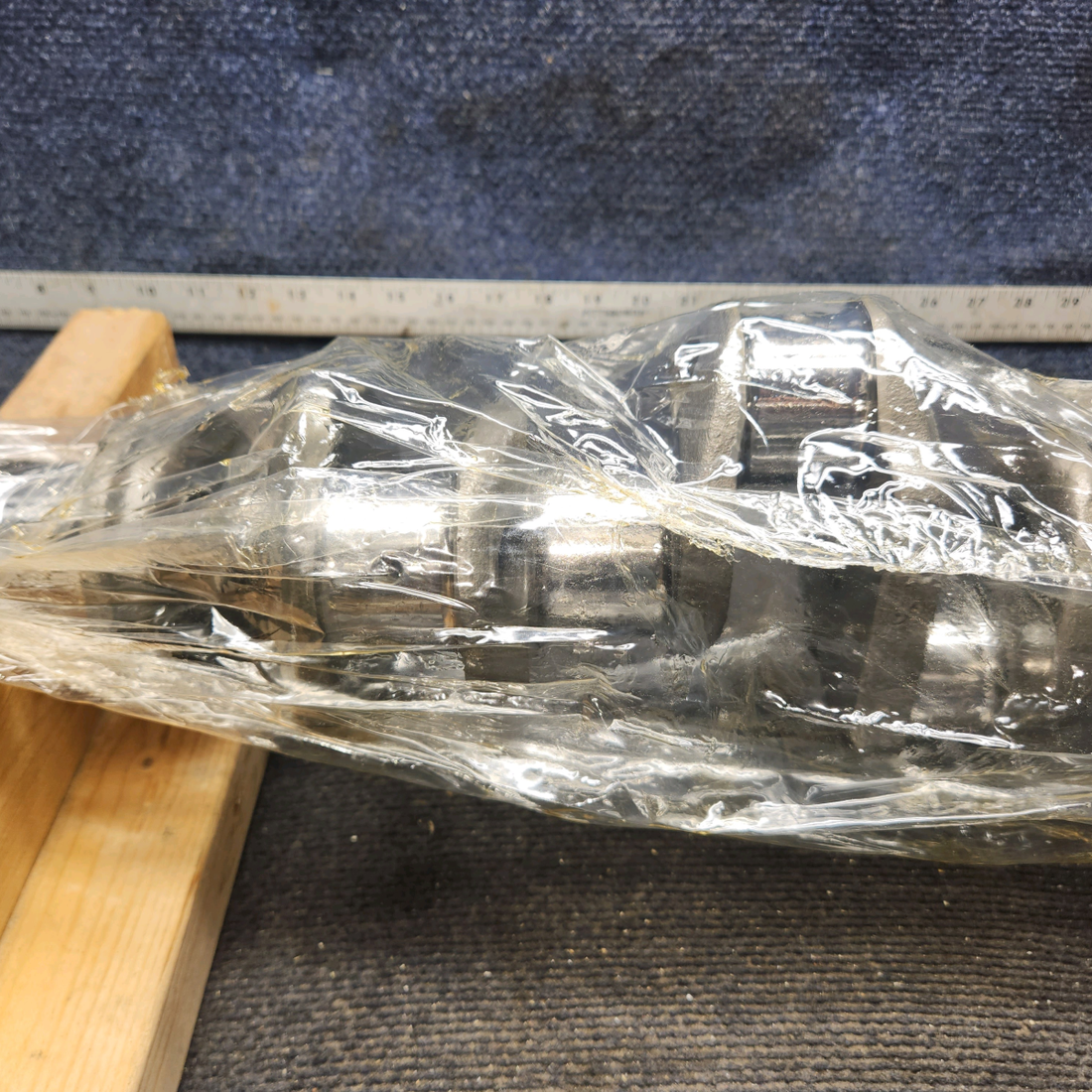 Used aircraft parts for sale, 653382, 580789 Continental O-300D Cessna 172F Crankshaft Assy With Counterweights