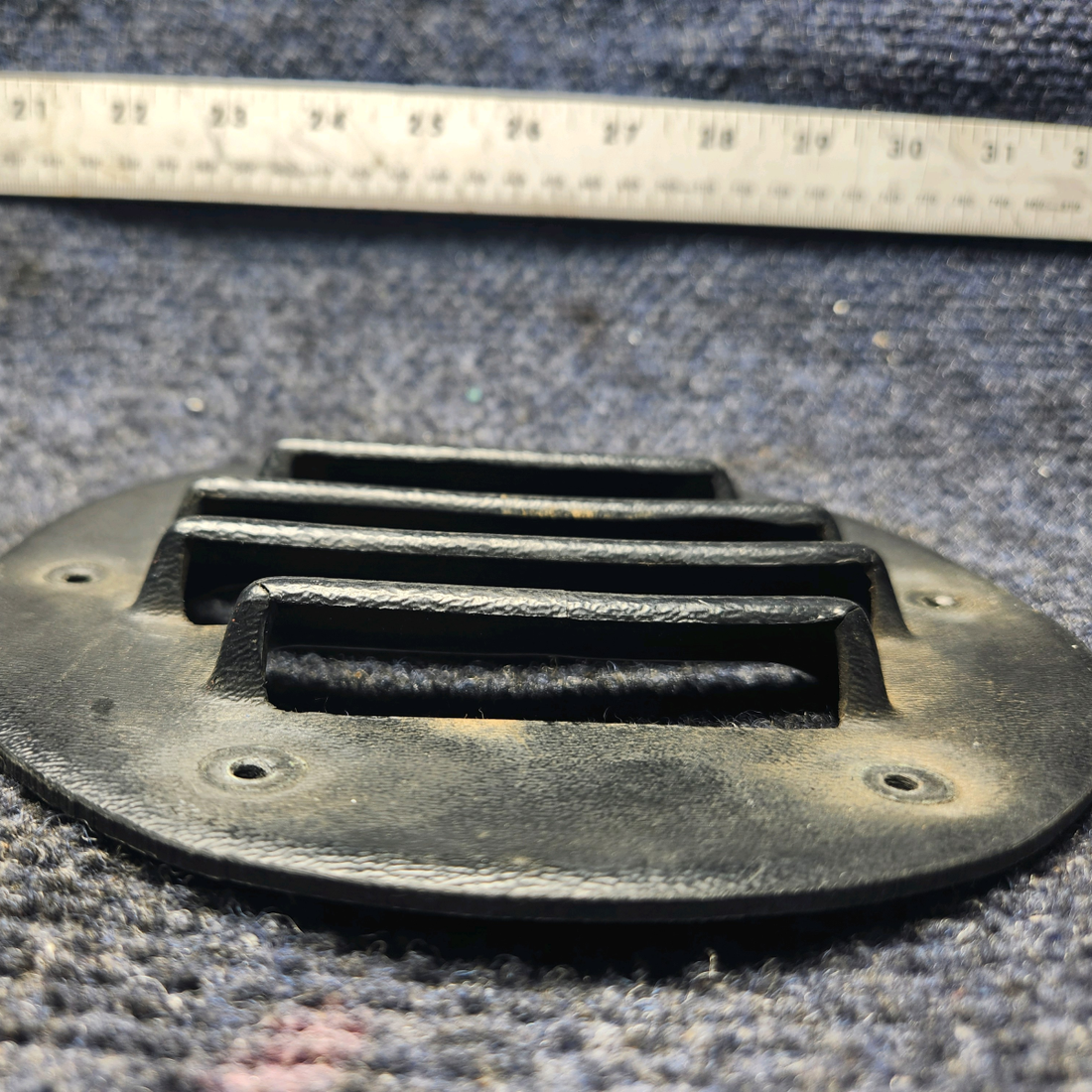 Used aircraft parts for sale, 66788-000 Piper PA28-140 Cabin Air Cover set of 2, 1 has damage.