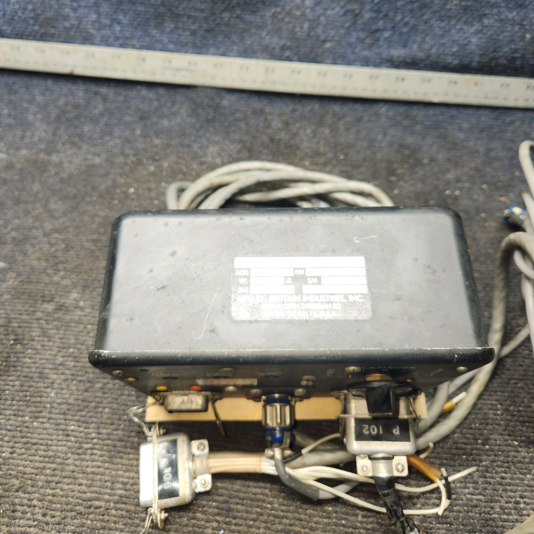Used aircraft parts for sale, 1525-1 Brittain Beechcraft 35-33 Autopilot Amplifier 12V