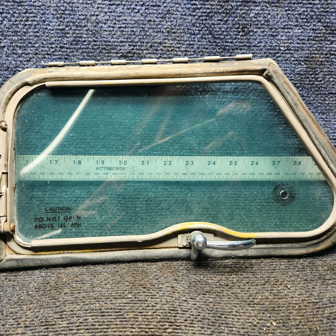 Used aircraft parts for sale, 35-410291-88 Beechcraft 35-33 Storm Window Assy