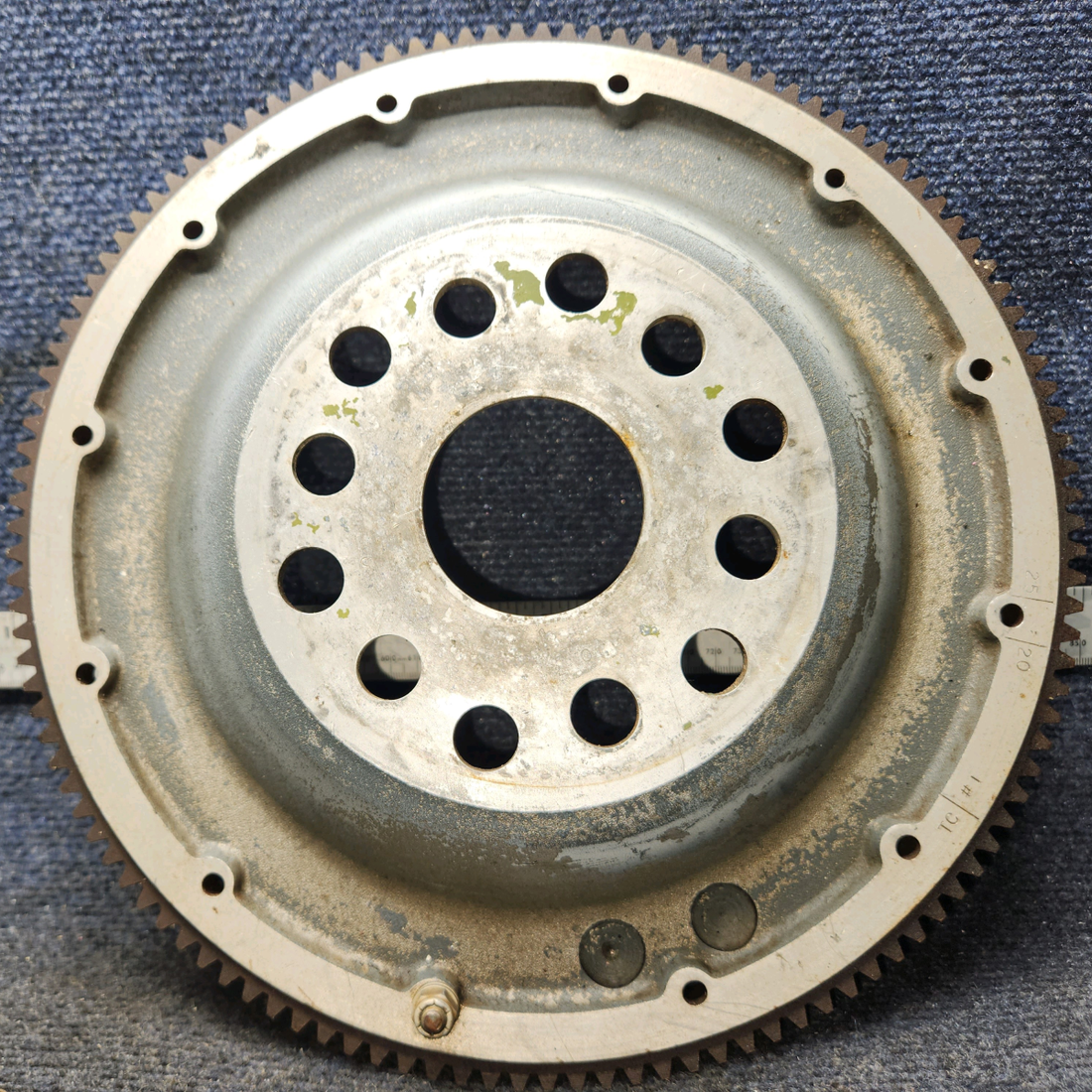 Used aircraft parts for sale, LW-13675 Lycoming Starter Ring Gear Support Assembly