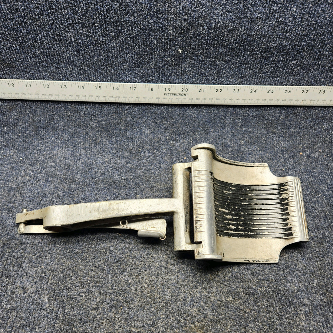 Used aircraft parts for sale, 35-524011 AND 35-524060-2 BEECHCRAFT F35 RUDDER PEDAL AND PEDAL ARM