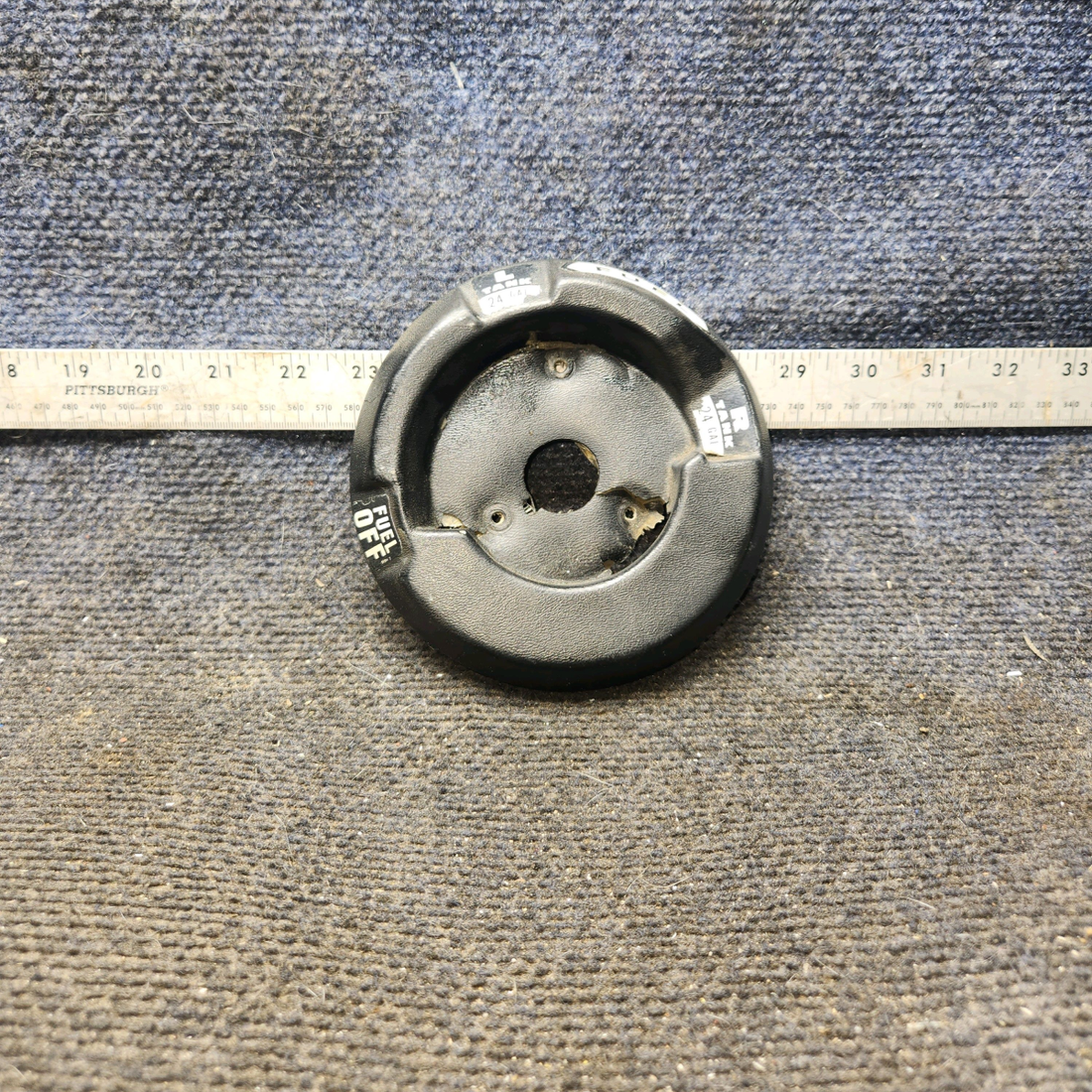 Used aircraft parts for sale, 99635-009 piper PA-28-181 Fuel Selector Cover Assembly