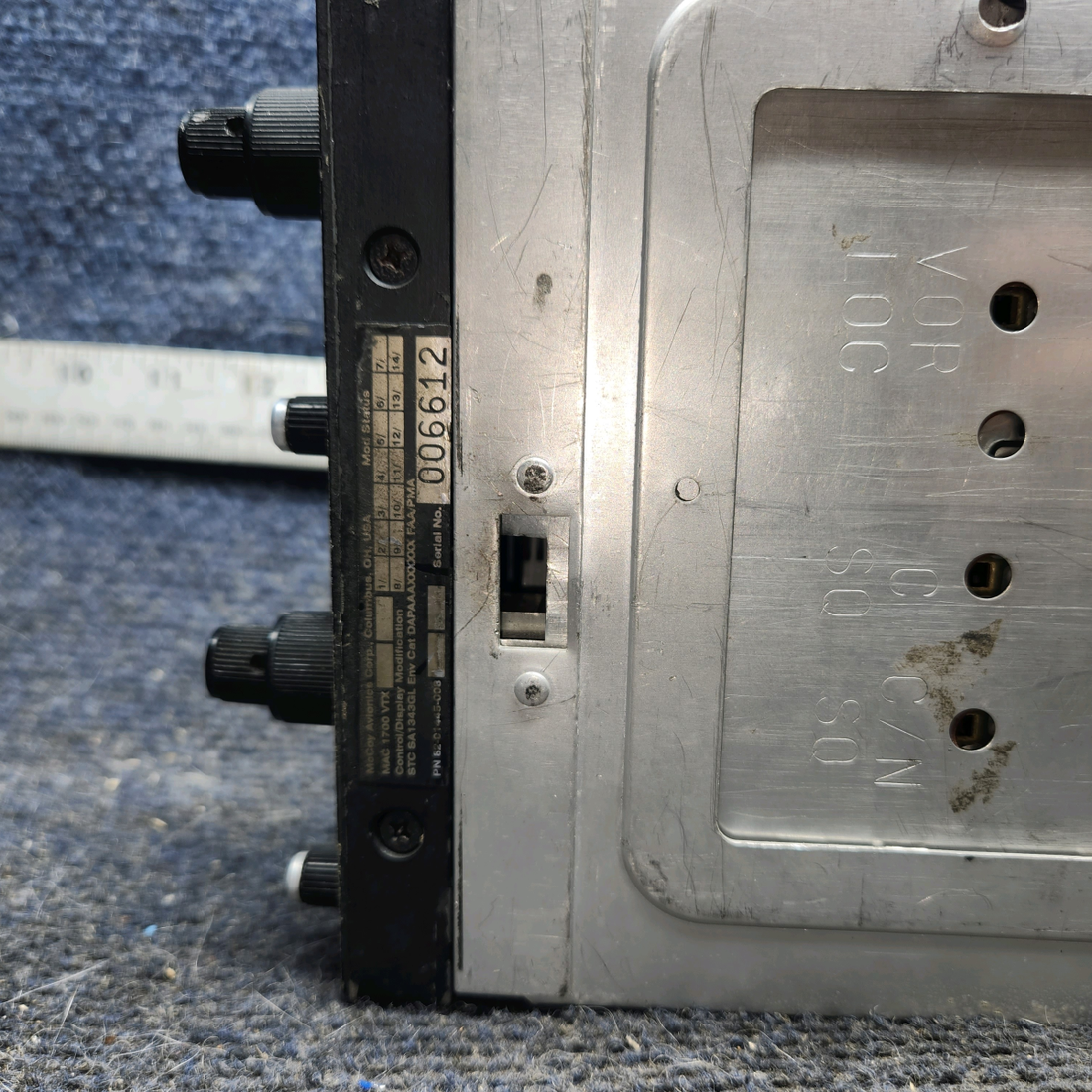 Used aircraft parts for sale, 069-1020-00 King MAC 1700 Piper PA28-161 14V Nav/Com with MAC 1700 Conversion