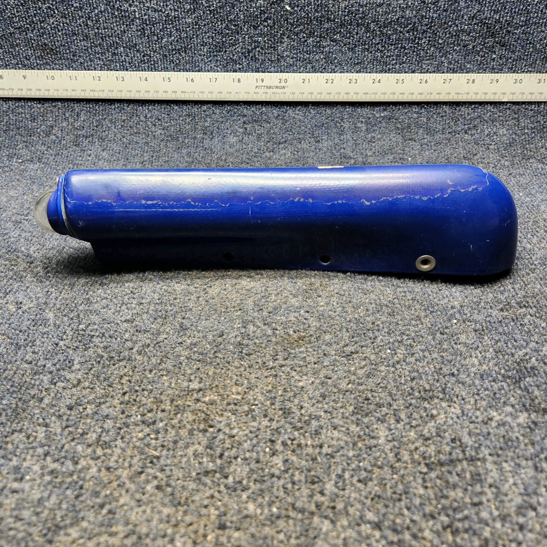 Used aircraft parts for sale, 63541-000 PIPER PA28-140 RUDDER TIP WITH TAIL LIGHT.
