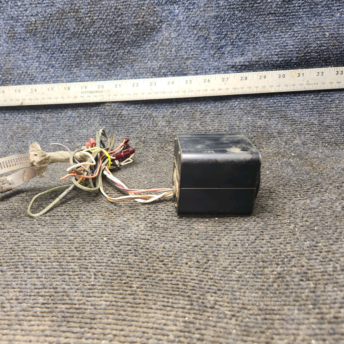 Used aircraft parts for sale, E-1 Electronic International Beechcraft 35-33 EGT indicator with probe