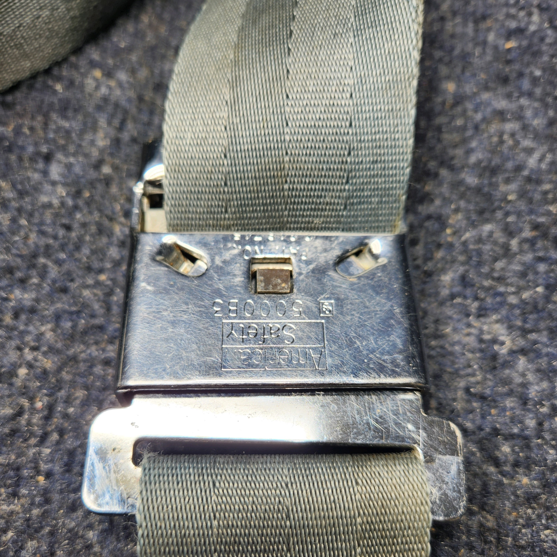 Used aircraft parts for sale, Pa-28 Seat Belt America Safety PIPER PA28-140 PA-28-140 PILOT AND CO-PILOT SEATBELT SET