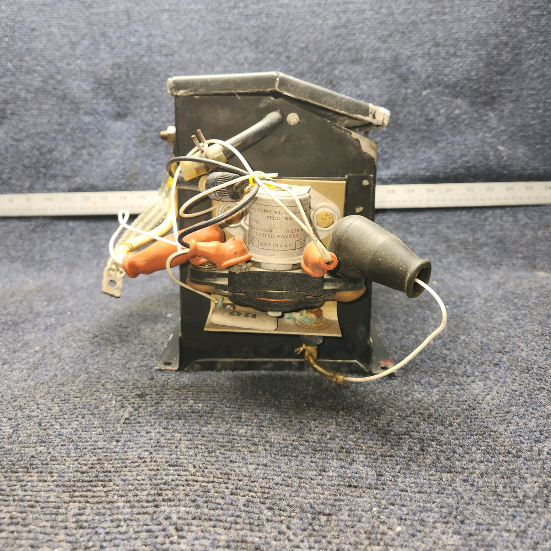 Used aircraft parts for sale, 63888-000 PIPER PA28-140 Battery Box w / Solenoid