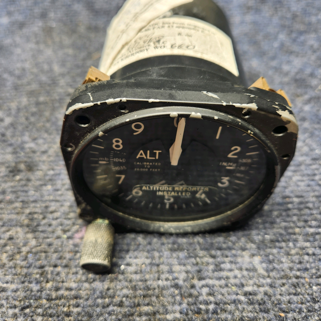 Used aircraft parts for sale, 5934PD-3 United Instruments PIPER PA28-161 Warrior III ALTIMETER INDICATOR (CODE: A.133)