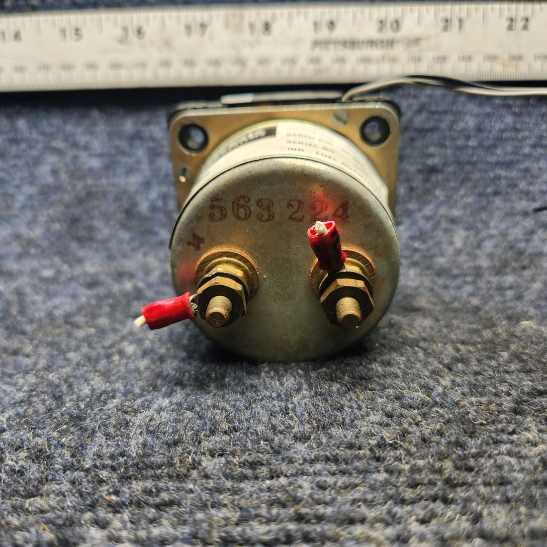 Used aircraft parts for sale, 58-380051-19 Beechcraft F33A HICKOK FUEL QUANTITY INDICATOR