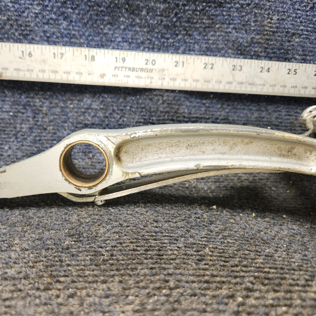 Used aircraft parts for sale, 35-524011, 35-524060-2 BEECHCRAFT F35 Rudder Pedal and Arm