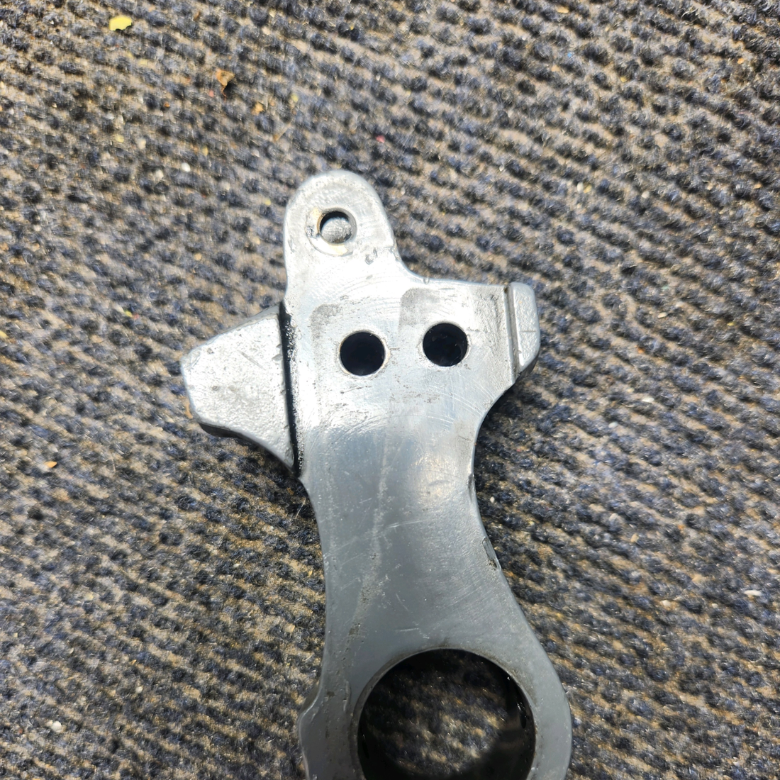 Used aircraft parts for sale, 35-524300 Beechcraft 35-33 Pilot Pedal Lower Arm Assembly