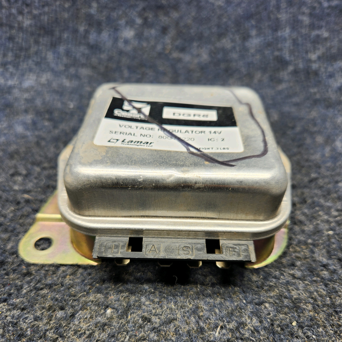 Used aircraft parts for sale, DGR6 Cessna Texas Several LAMAR VOLTAGE REGULATOR (VOLTS: 14)