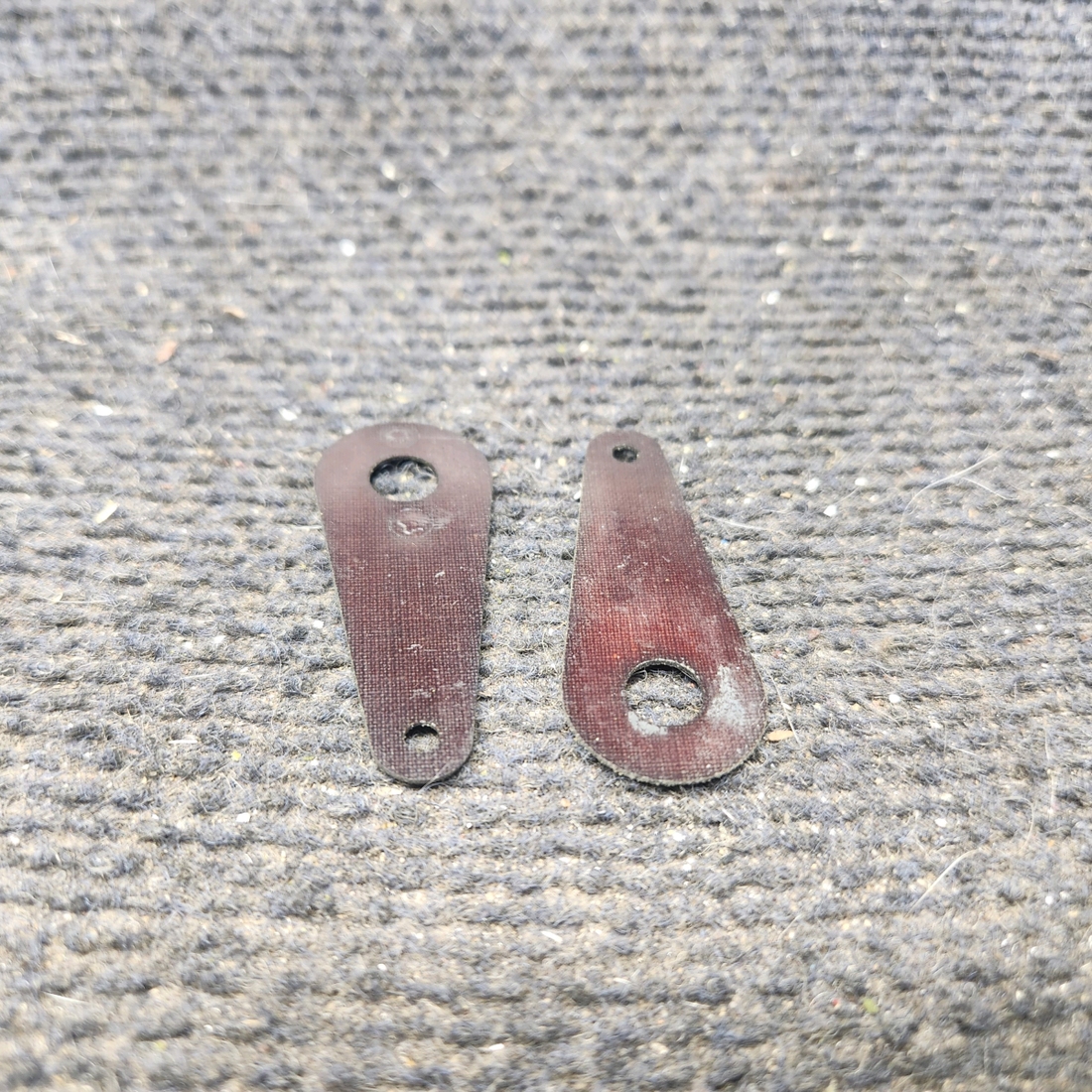 Used aircraft parts for sale, 67218-000 piper PA-28-181 Quadrant Friction Plate (0.031 Thick)