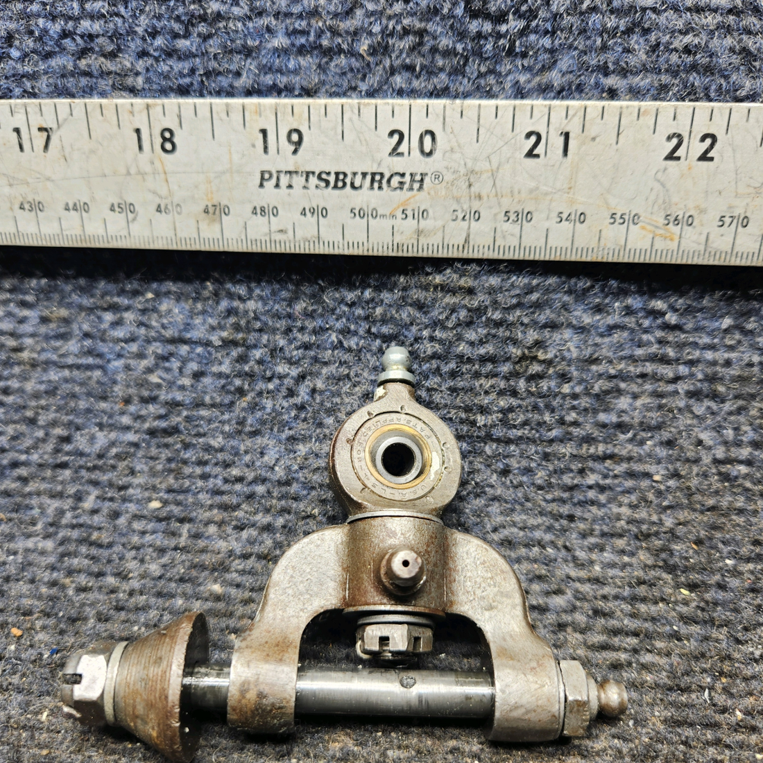 Used aircraft parts for sale, 35-825007 Beechcraft 35-33 Nose Gear Steering Yoke Link Assembly