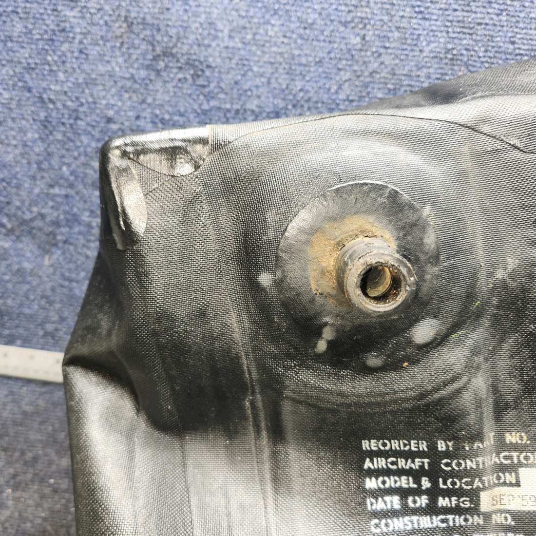 Used aircraft parts for sale, 35-921222-5 Beechcraft 35-33 10 Gallon Auxiliary Fuel Cell - LH