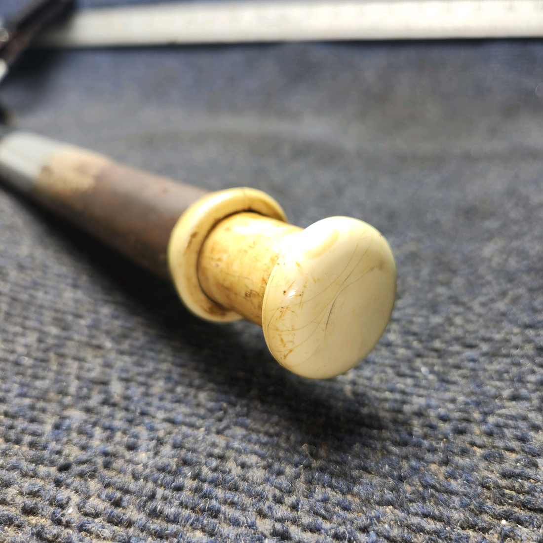 Used aircraft parts for sale, 0510166-6, 0510171-1 Cessna 172E Flap Lever Assembly with Ratchet and Spacers