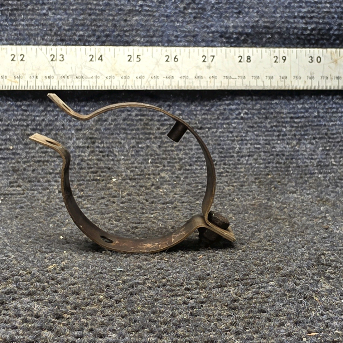 Used aircraft parts for sale, 0550176-31, 0550176-26 Cessna 172F Tailpipe Clamp Assembly