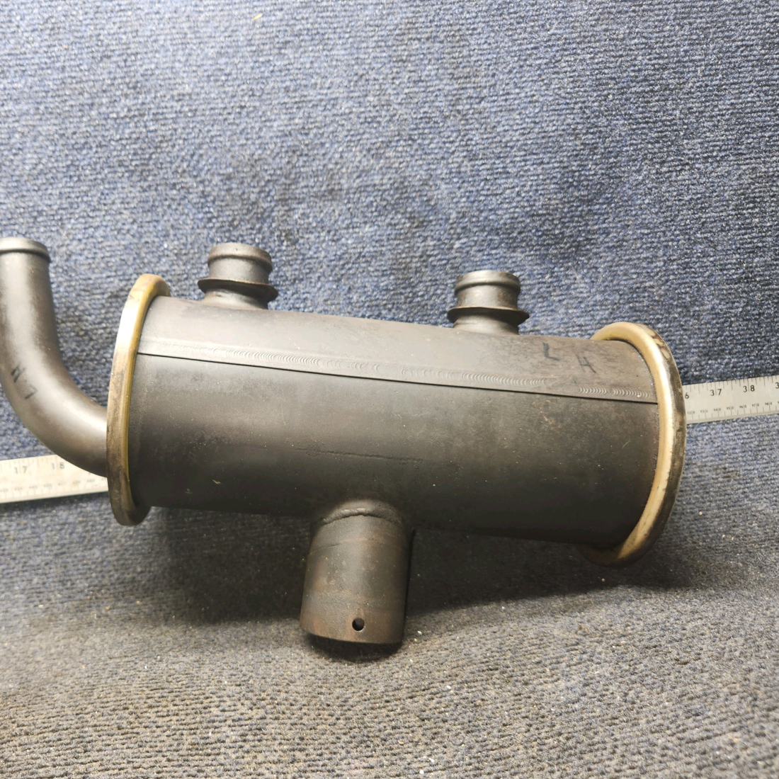 Used aircraft parts for sale, 0550176-55 Cessna 172E Exhaust Stack Assembly LH