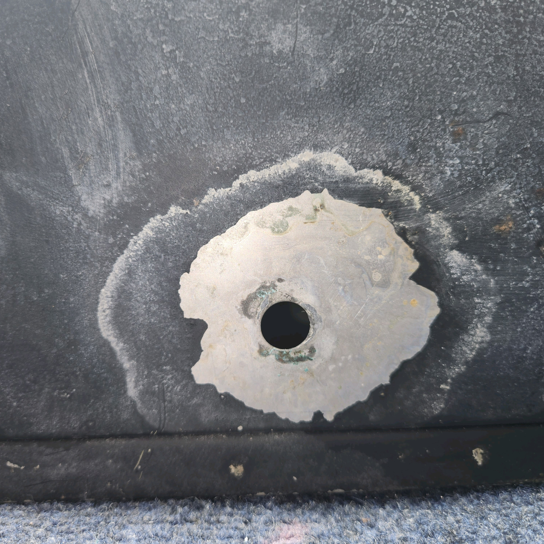 Used aircraft parts for sale, 63888-000 PIPER PA28-140 Battery Box w / Solenoid