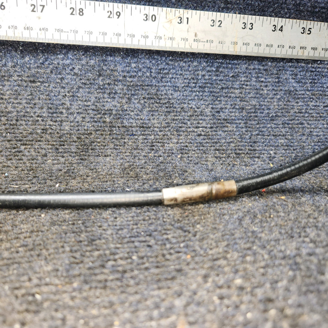 Used aircraft parts for sale, S1222-7 Cessna 172E Throttle Cable 46"