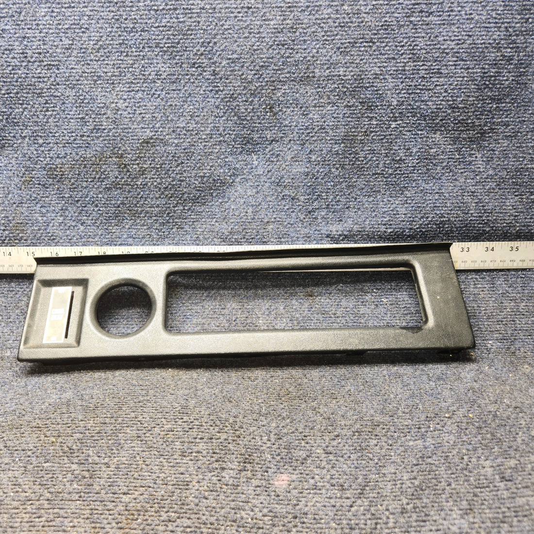Used aircraft parts for sale, 01-028423-01 Piper PA28-140 Instrument Panel Cover Lower RH