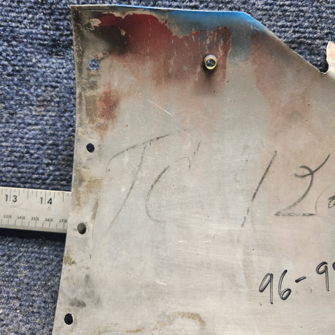 Used aircraft parts for sale, 96-980001-18 BEECHCRAFT 95-55B Skin Nacelle Top Outboard - RH