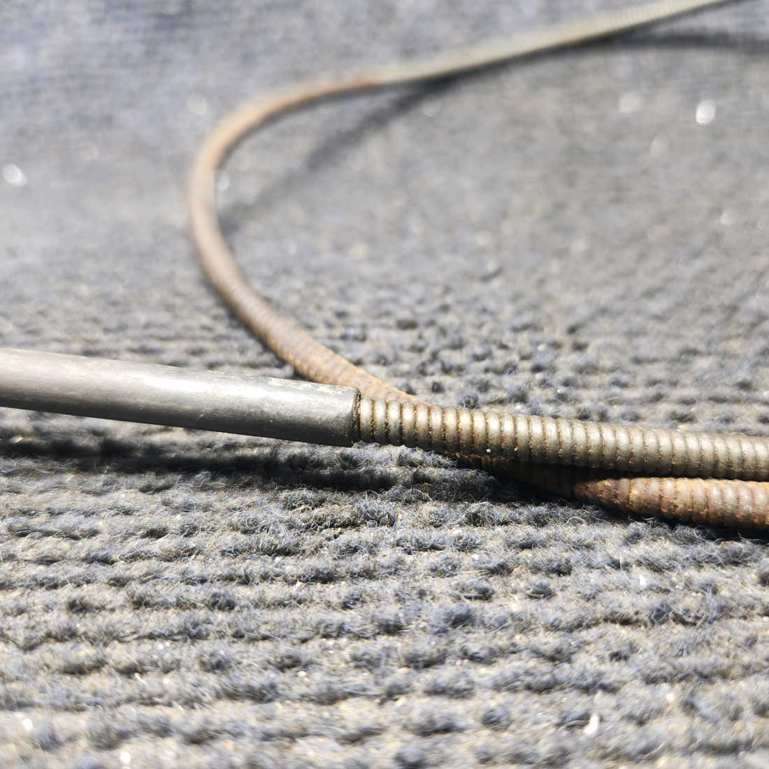 Used aircraft parts for sale, S1239-15 Cessna 172E Cabin Heat Control Cable (Length: 47")