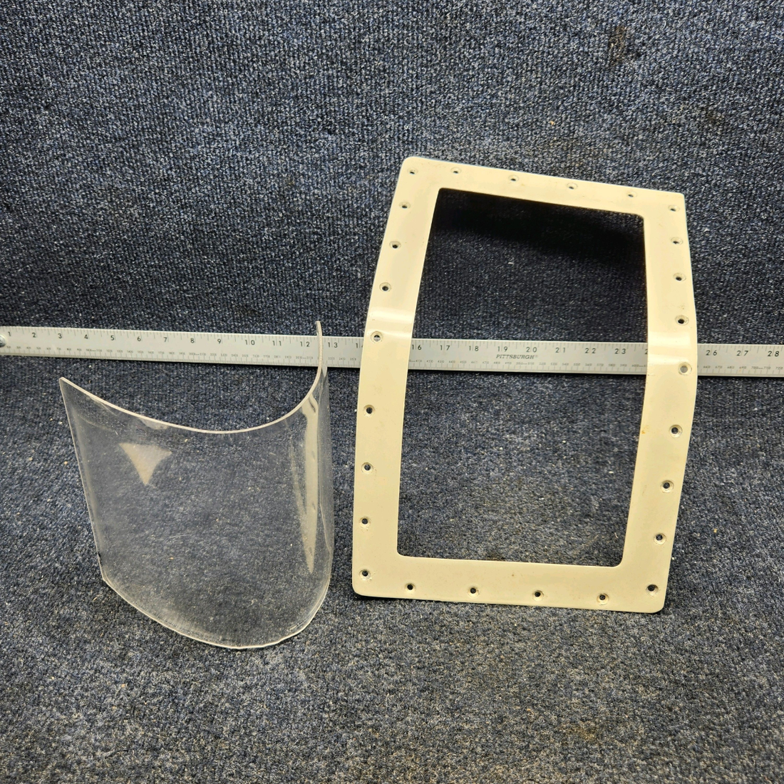 Used aircraft parts for sale, 35-115210-10 BEECHCRAFT F35 LH LANDING LIGHT LENS & FRAME