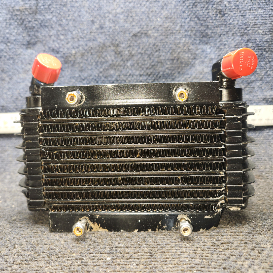 Used aircraft parts for sale, 8526250 Lycoming Piper PA-28-140 Oil Cooler Assembly