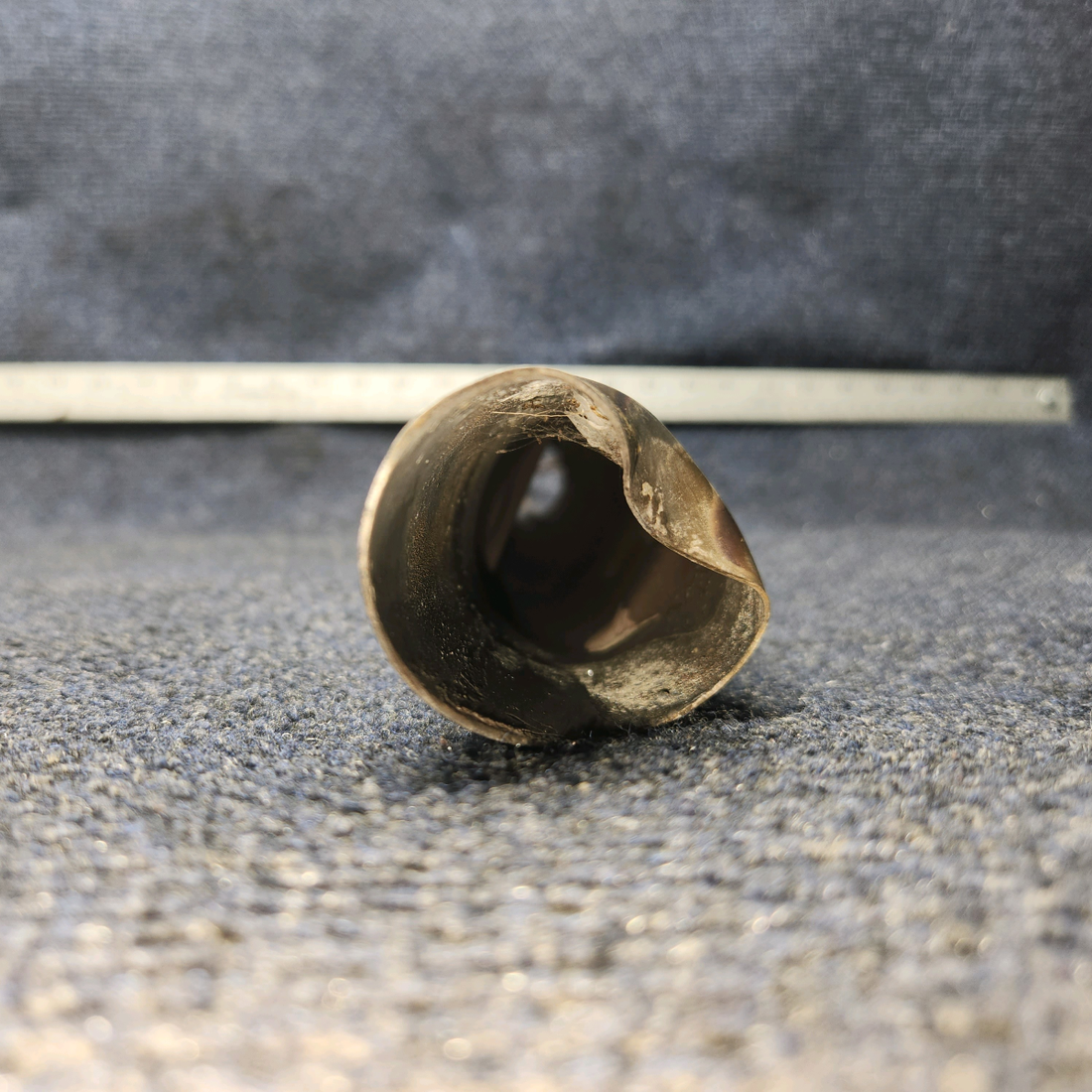 Used aircraft parts for sale, 63666-002 Piper PA28-140 Exhaust Tailpipe