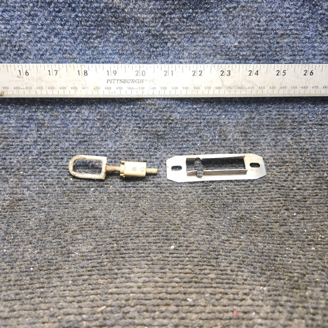 Used aircraft parts for sale, 63037-00 Piper PA-28-140 Upper Cabin Door Latch Loop