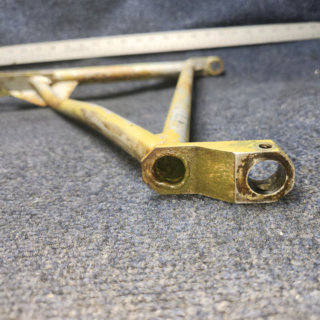 Used aircraft parts for sale, 169-810027-1 Beechcraft A24R Main Gear Retract Brace LH