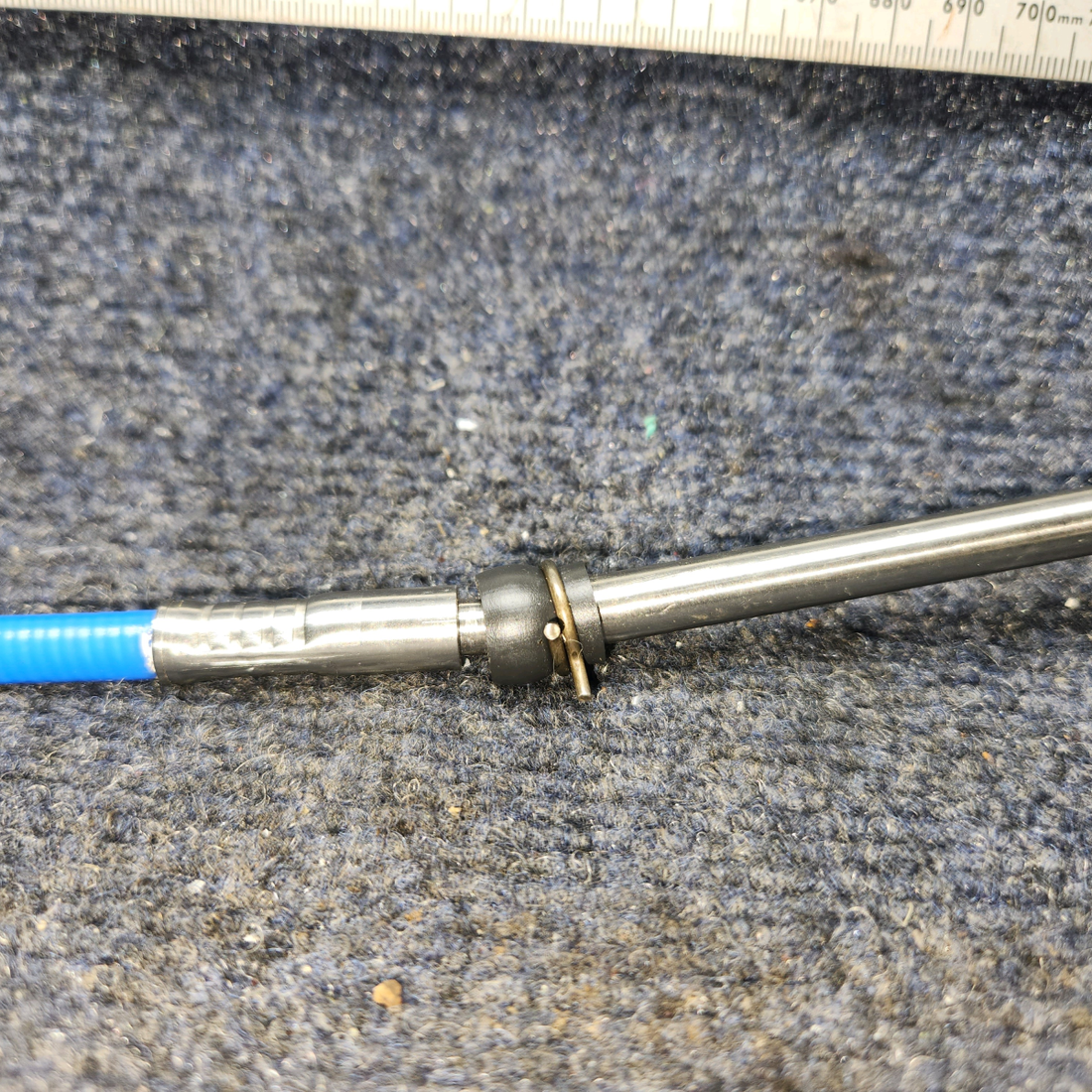 Used aircraft parts for sale, 67639-008 Piper PA28-140 Throttle Control Cable L: 44”