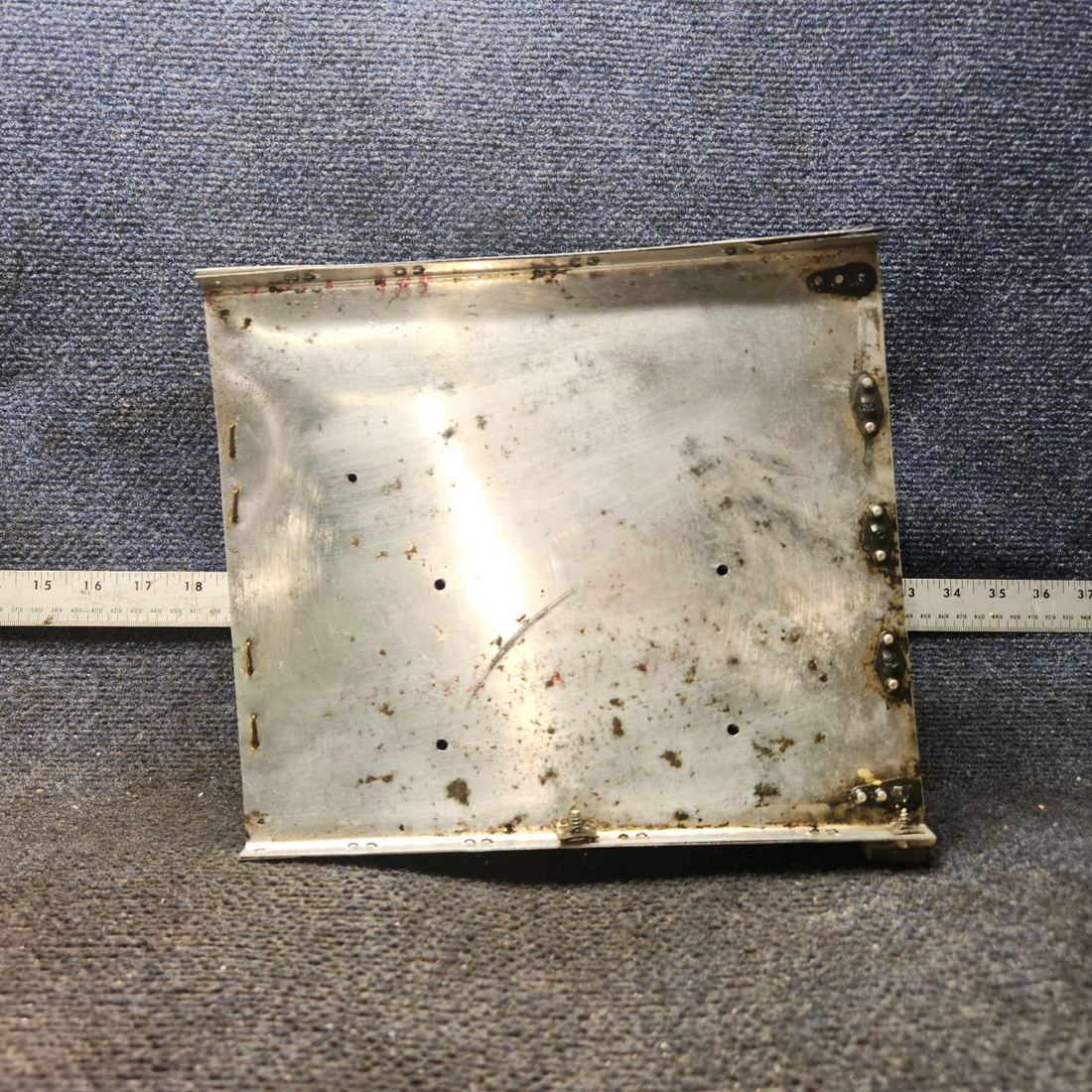 Used aircraft parts for sale, 0513320-8, 0513321-1 Cessna 172 E Map Box & Door Assembly - Black