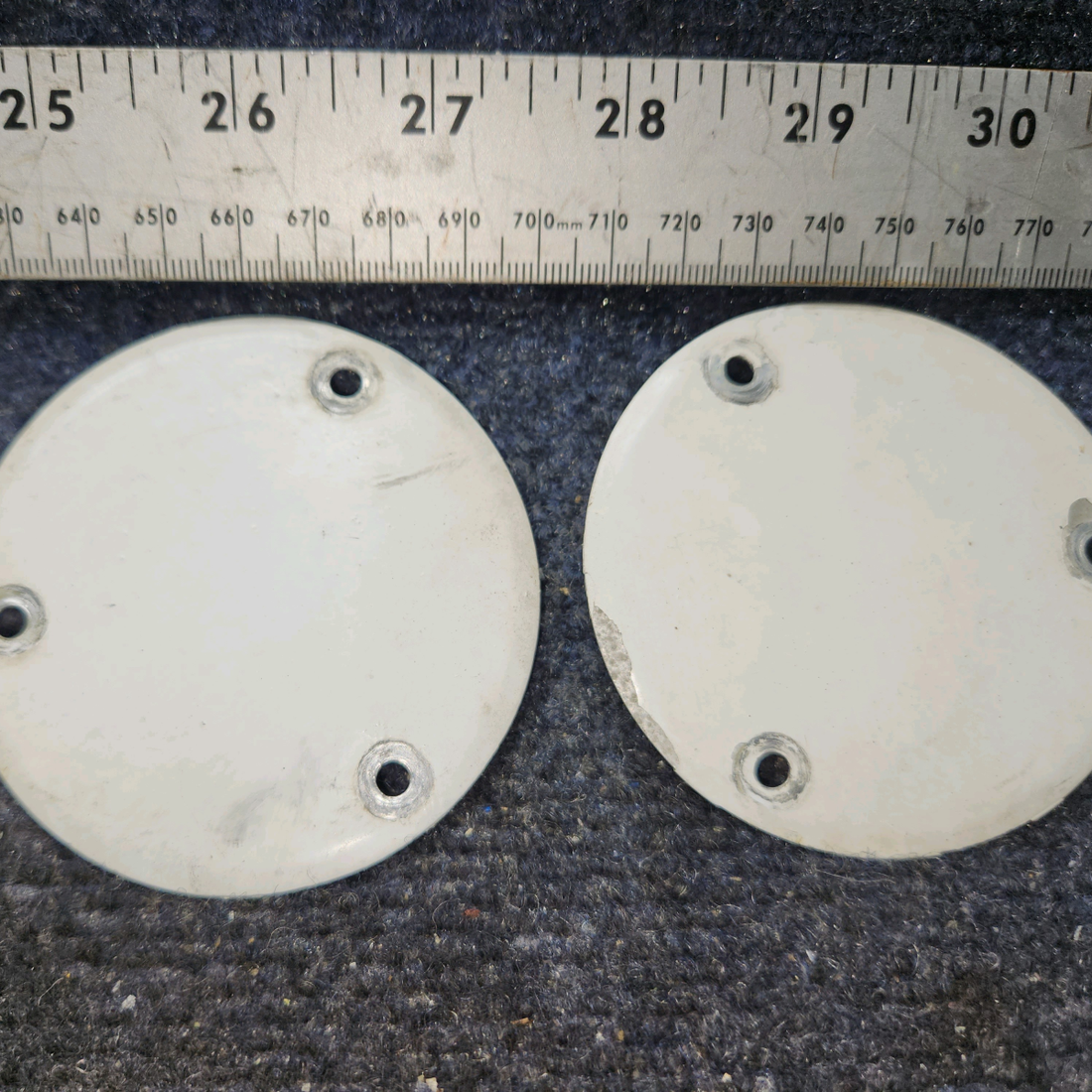 Used aircraft parts for sale, S225-3 Cessna 172 Flap Inspection Cover Plate Set of 4
