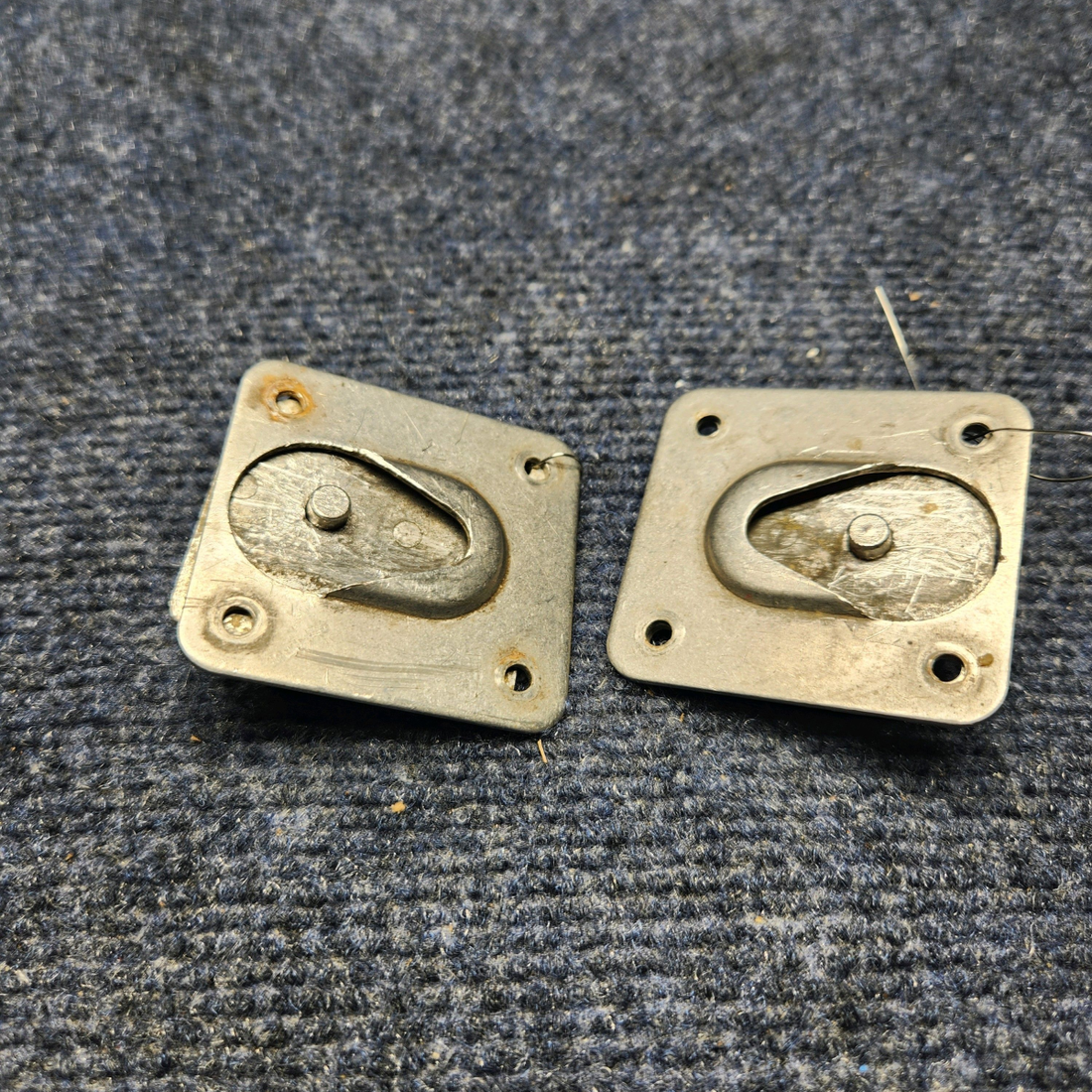 Used aircraft parts for sale, 79781-002 Piper PA32RT-300 AFT SEAT ATTACH PLATE SET WITH BACKPLATE PRICE PER EACH