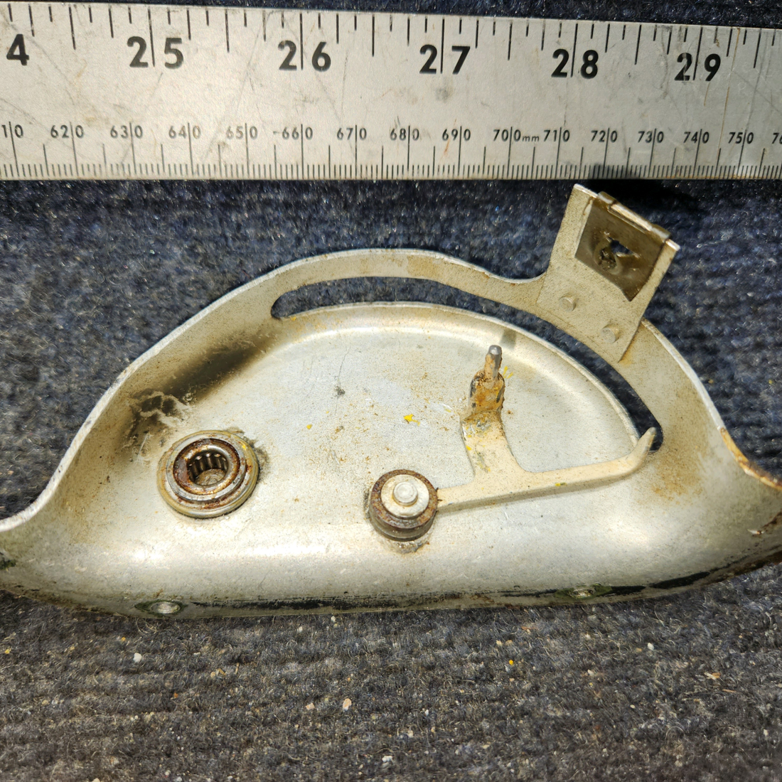 Used aircraft parts for sale, 0411419 Cessna 172E Elevator Tab Control Wheel Cover Assy