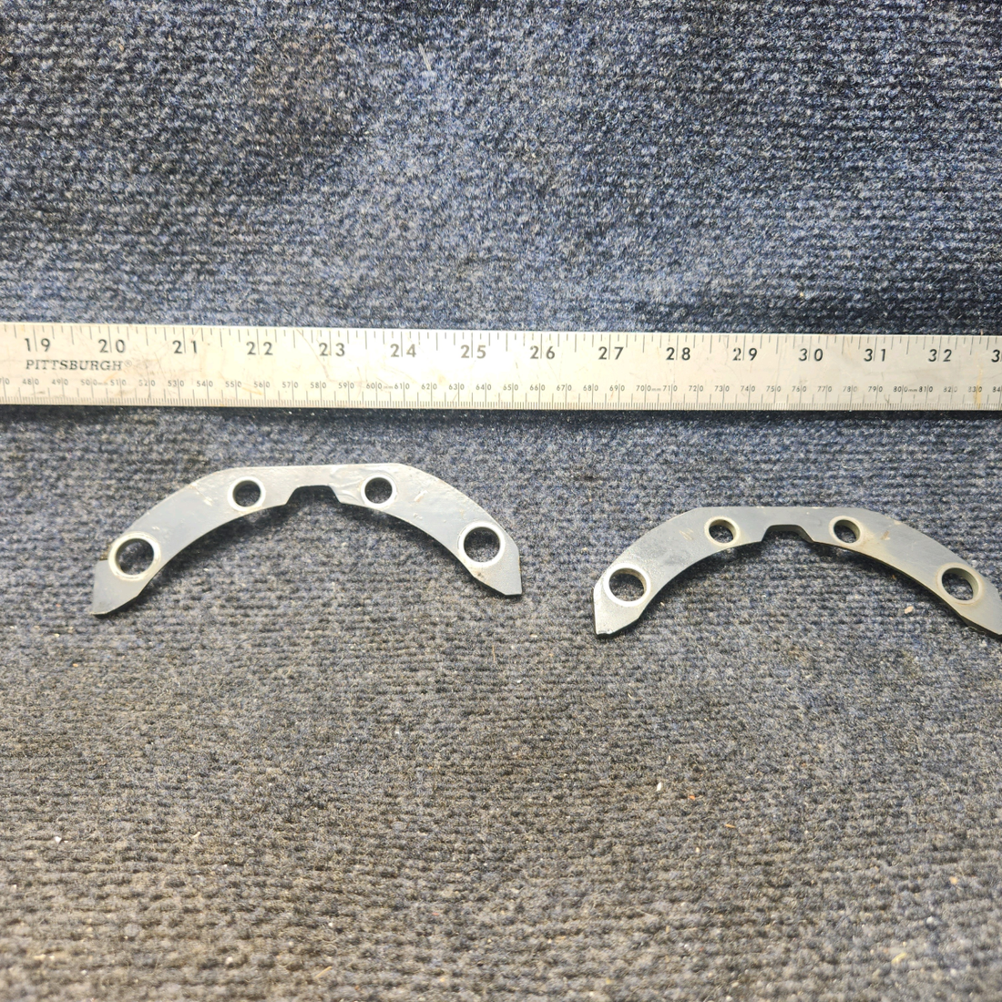 Used aircraft parts for sale, 69531 Lycoming O-540 PIPER PA-24-250 Cylinder Hold-Down Plate - Set of 2