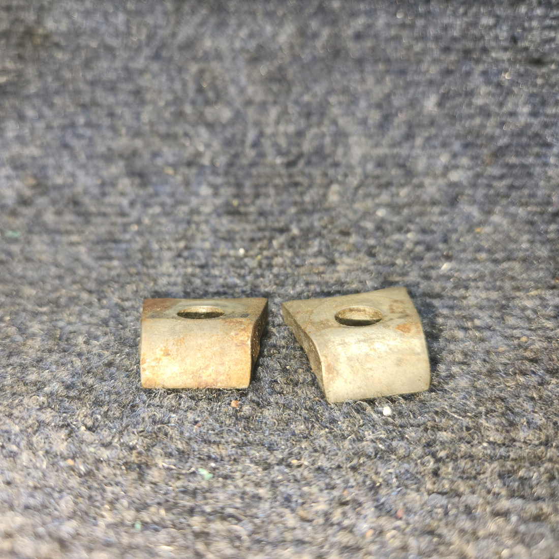 Used aircraft parts for sale, 66M21195 Lycoming 0-320-E2A American Gruman A1A MAGNETO CLAMP SET OF 2