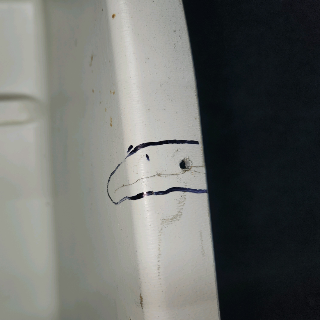 Used aircraft parts for sale, 66670-000 Piper PA-28-140 Baggage Compartment Shelf / Hat Rack Bulkhead