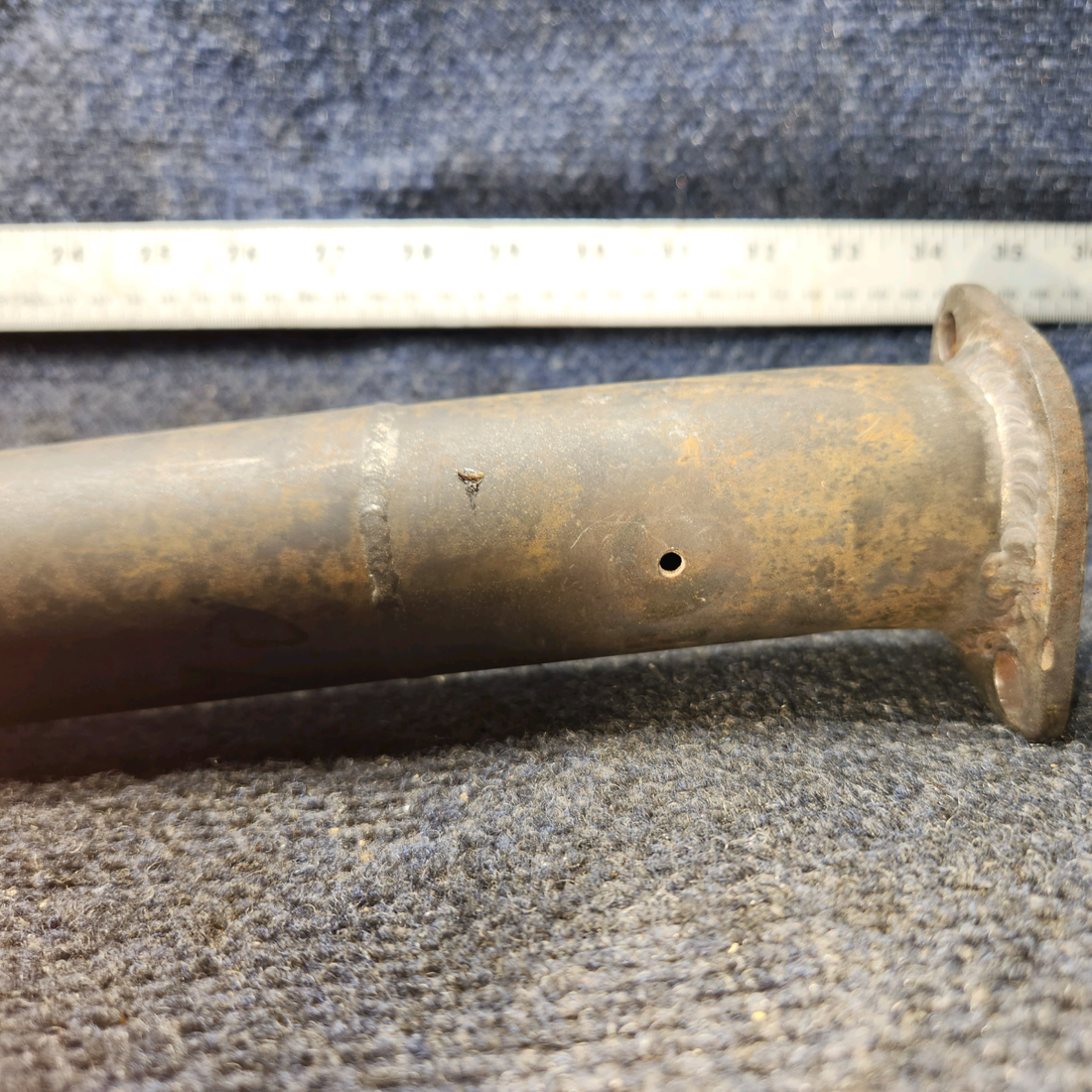 Used aircraft parts for sale, 38137-005 Lycoming IO-540-K1G5 Piper PA32RT-300 Exhaust Stack - RH Forward