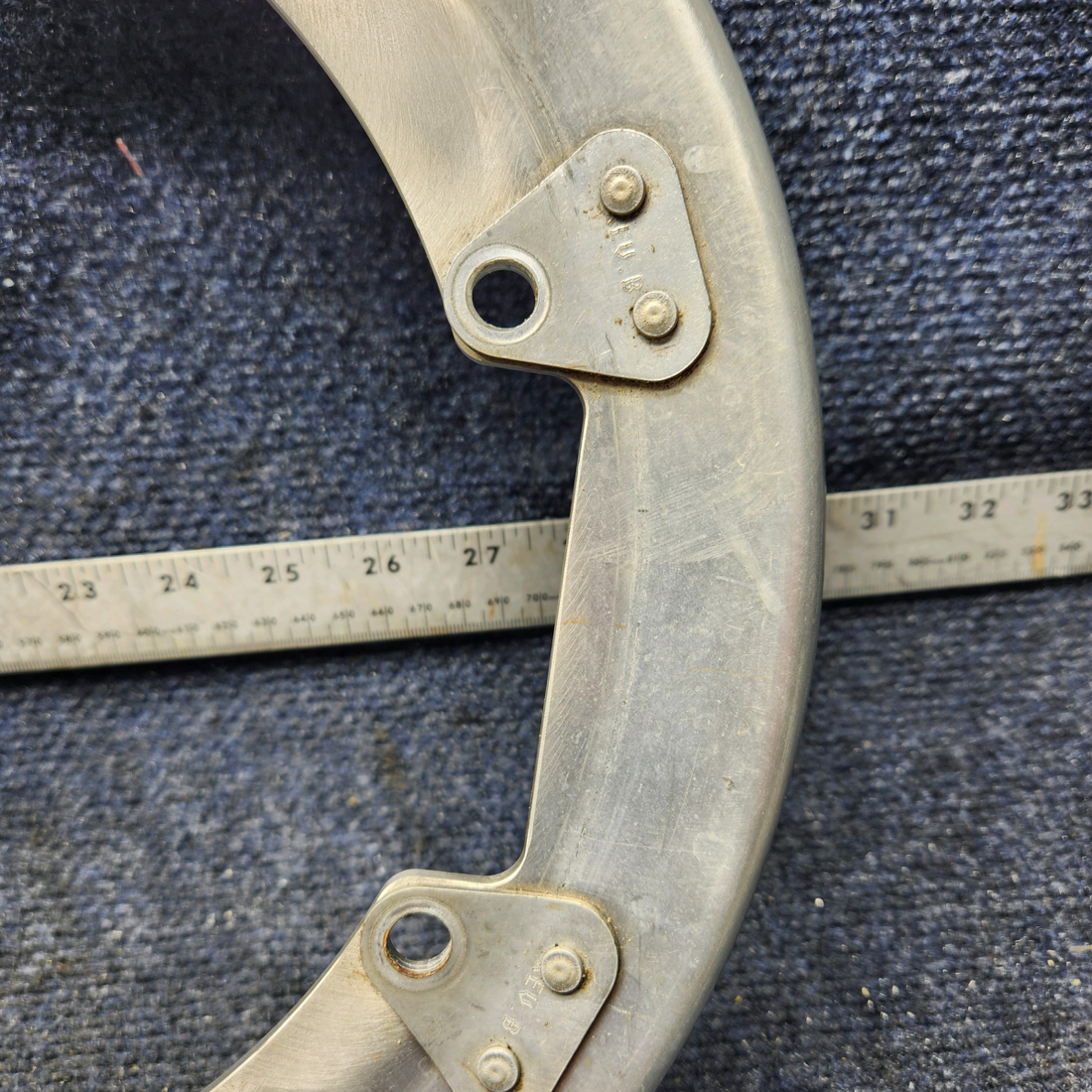 Used aircraft parts for sale, C2294-1 Beechcraft F33A HARTZELL 3 BLADE SIMITAR AFT BULKHEAD